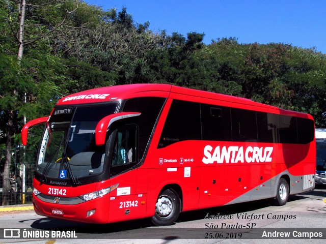 Viação Santa Cruz 213142 na cidade de São Paulo, São Paulo, Brasil, por Andrew Campos. Número da foto: #8207100.