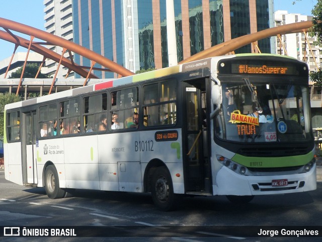 Transportes Paranapuan B10112 na cidade de Rio de Janeiro, Rio de Janeiro, Brasil, por Jorge Gonçalves. ID da foto: 8208050.