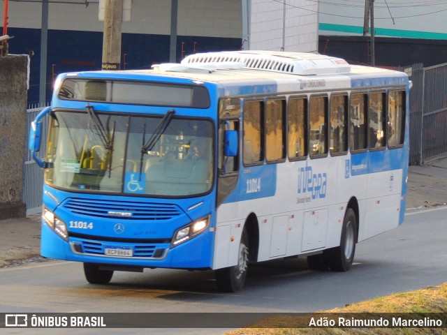 Concessionária Salvador Norte - CSN Transportes 11014 na cidade de Belo Horizonte, Minas Gerais, Brasil, por Adão Raimundo Marcelino. ID da foto: 8209530.