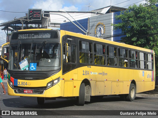 Mobibrasil São Lourenço >>> Mobi-PE 2.804 na cidade de Camaragibe, Pernambuco, Brasil, por Gustavo Felipe Melo. ID da foto: 8208328.