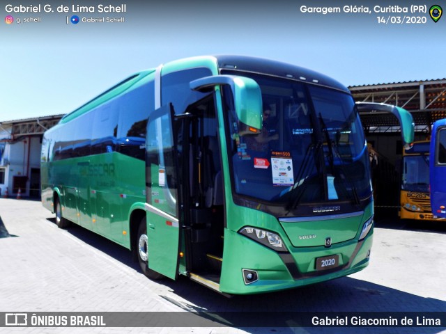 Busscar Ônibus Vissta Buss 340 na cidade de Curitiba, Paraná, Brasil, por Gabriel Giacomin de Lima. ID da foto: 8209339.