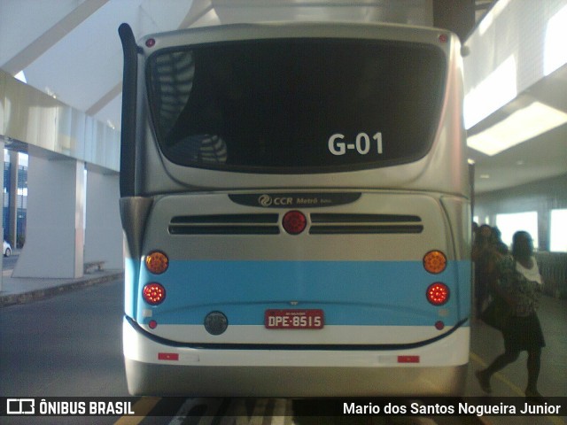 CCR Metrô Bahia G-01 na cidade de Salvador, Bahia, Brasil, por Mario dos Santos Nogueira Junior. Número da foto: #8207277.