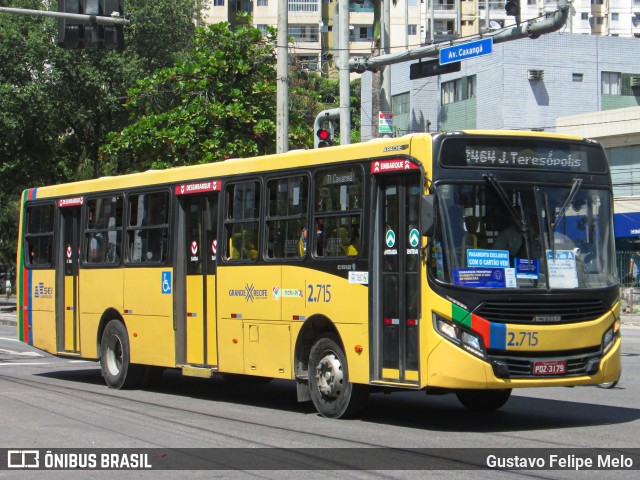 Mobibrasil São Lourenço >>> Mobi-PE 2.715 na cidade de Recife, Pernambuco, Brasil, por Gustavo Felipe Melo. Número da foto: #8207342.