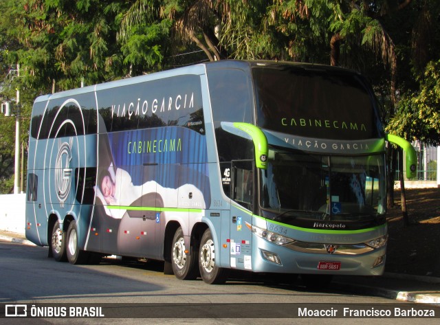 Viação Garcia 8634 na cidade de São Paulo, São Paulo, Brasil, por Moaccir  Francisco Barboza. Número da foto: #8207602.