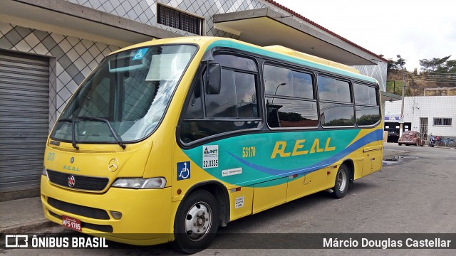 Viação Real Ita 53170 na cidade de Alegre, Espírito Santo, Brasil, por Márcio Douglas Castellar. ID da foto: 8157071.