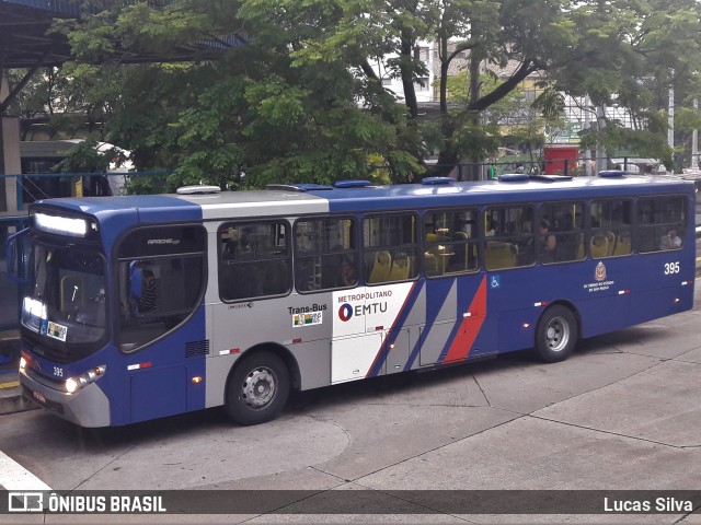 Trans Bus Transportes Coletivos 395 na cidade de Diadema, São Paulo, Brasil, por Lucas Silva. ID da foto: 8157353.