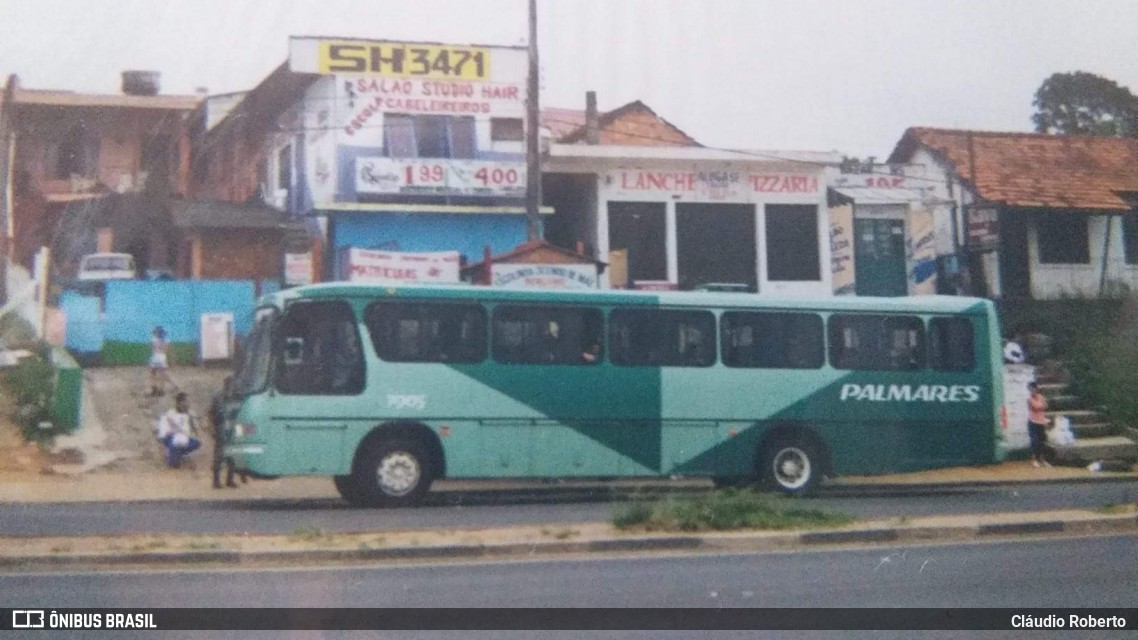 Expresso Palmares 7905 na cidade de Viamão, Rio Grande do Sul, Brasil, por Cláudio Roberto. ID da foto: 8156647.