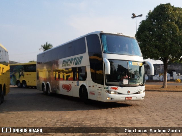 Eucatur - Empresa União Cascavel de Transportes e Turismo 4450 na cidade de Ouro Preto do Oeste, Rondônia, Brasil, por Gian Lucas  Santana Zardo. ID da foto: 8156867.