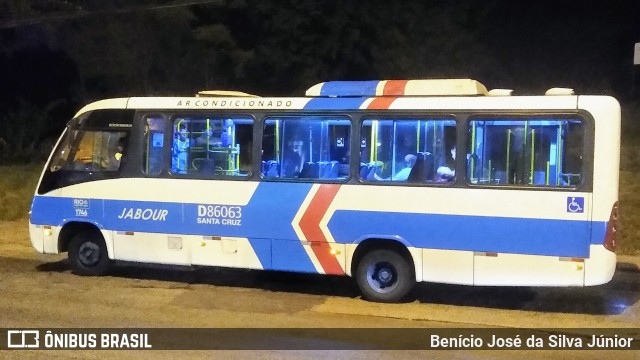 Auto Viação Jabour D86063 na cidade de Rio de Janeiro, Rio de Janeiro, Brasil, por Benício José da Silva Júnior. ID da foto: 8210308.