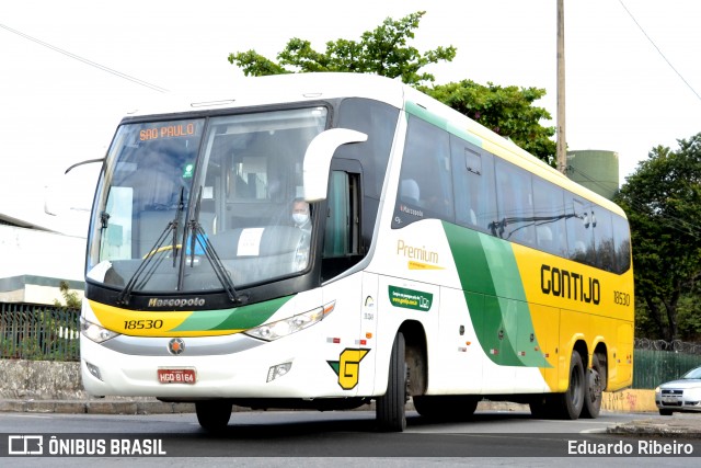 Empresa Gontijo de Transportes 18530 na cidade de Belo Horizonte, Minas Gerais, Brasil, por Eduardo Ribeiro. Número da foto: #8211402.