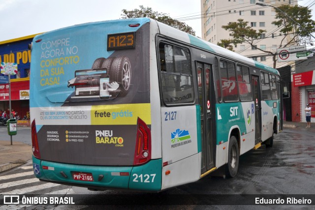 Transporte Urbano São Miguel 2127 na cidade de Uberlândia, Minas Gerais, Brasil, por Eduardo Ribeiro. Número da foto: #8211330.