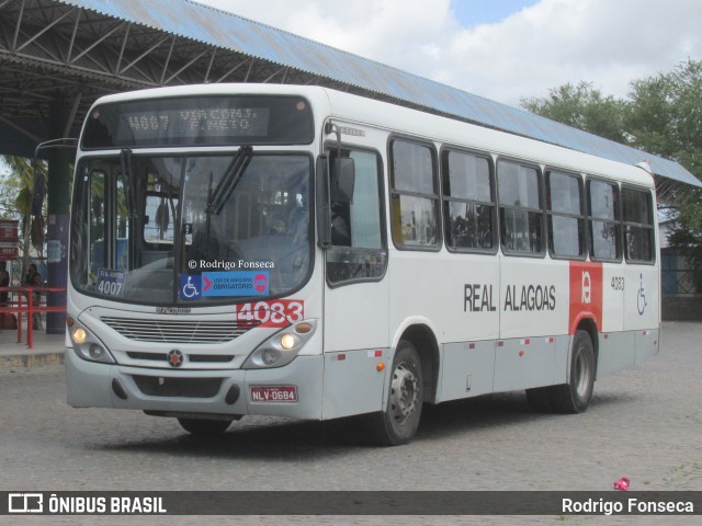 Real Alagoas de Viação 4083 na cidade de Maceió, Alagoas, Brasil, por Rodrigo Fonseca. Número da foto: #8211208.