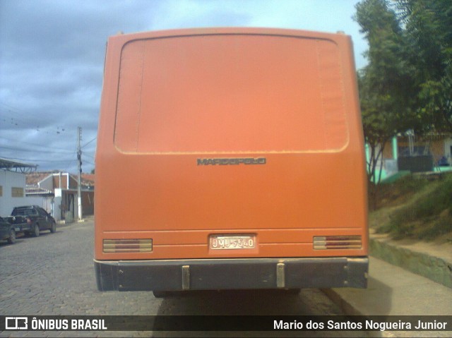 Ônibus Particulares 9540 na cidade de Wagner, Bahia, Brasil, por Mario dos Santos Nogueira Junior. ID da foto: 8210907.