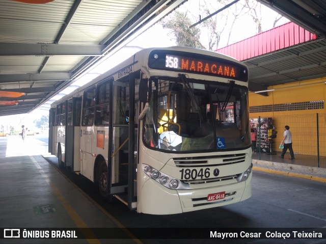 Viação Santo Ângelo 18046 na cidade de Colombo, Paraná, Brasil, por Mayron Cesar  Colaço Teixeira. Número da foto: #8210772.
