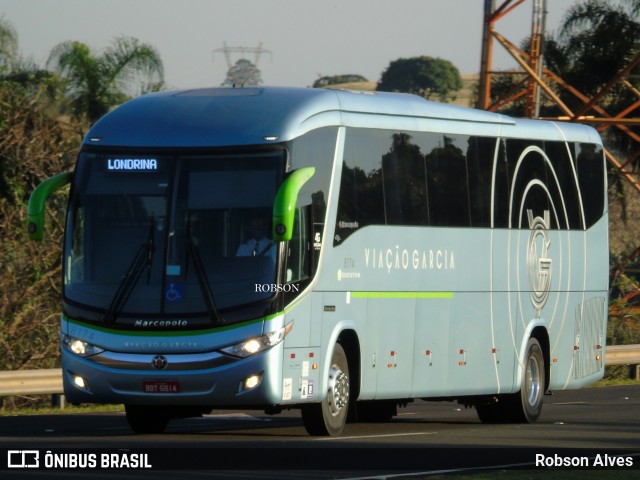 Viação Garcia 8174 na cidade de Apucarana, Paraná, Brasil, por Robson Alves. ID da foto: 8211948.