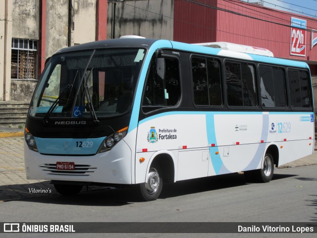 Auto Viação São José 12629 na cidade de Fortaleza, Ceará, Brasil, por Danilo Vitorino Lopes. Número da foto: #8212086.