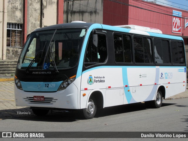 Auto Viação São José 12629 na cidade de Fortaleza, Ceará, Brasil, por Danilo Vitorino Lopes. ID da foto: 8212086.