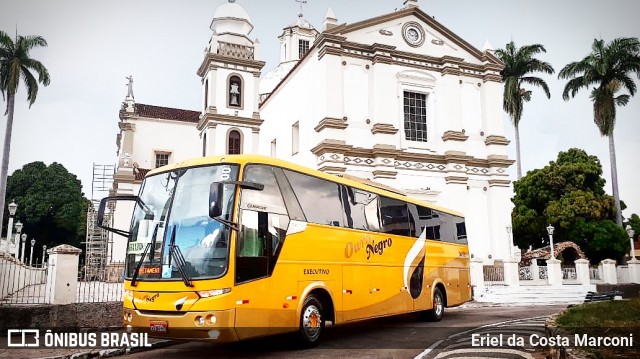 Ouro Negro Transportes e Turismo 4100 na cidade de São Fidélis, Rio de Janeiro, Brasil, por Eriel da Costa Marconi. ID da foto: 8212177.