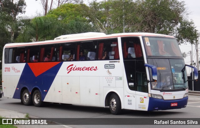 Gimenes Turismo 2700 na cidade de São Paulo, São Paulo, Brasil, por Rafael Santos Silva. ID da foto: 8212565.