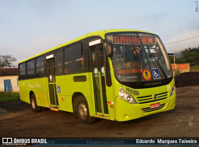 Viação Paraíso Verde 01 na cidade de Guapimirim, Rio de Janeiro, Brasil, por Eduardo  Marques Teixeira. Número da foto: #8211277.