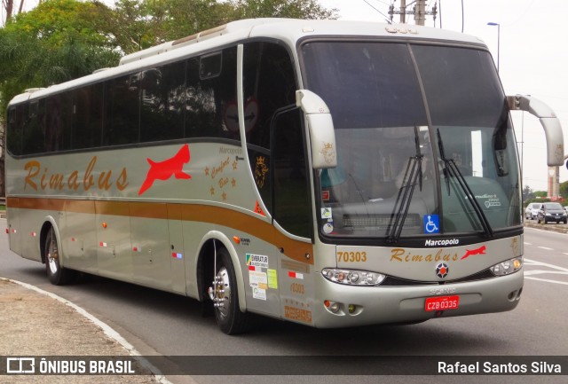 Rimabus 70303 na cidade de São Paulo, São Paulo, Brasil, por Rafael Santos Silva. ID da foto: 8212552.