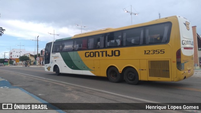 Empresa Gontijo de Transportes 12355 na cidade de Paulistana, Piauí, Brasil, por Henrique Lopes Gomes. ID da foto: 8213279.