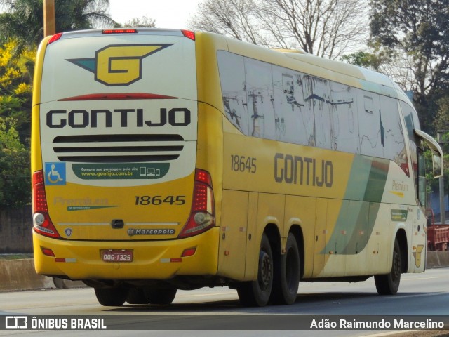 Empresa Gontijo de Transportes 18645 na cidade de Belo Horizonte, Minas Gerais, Brasil, por Adão Raimundo Marcelino. Número da foto: #8215919.