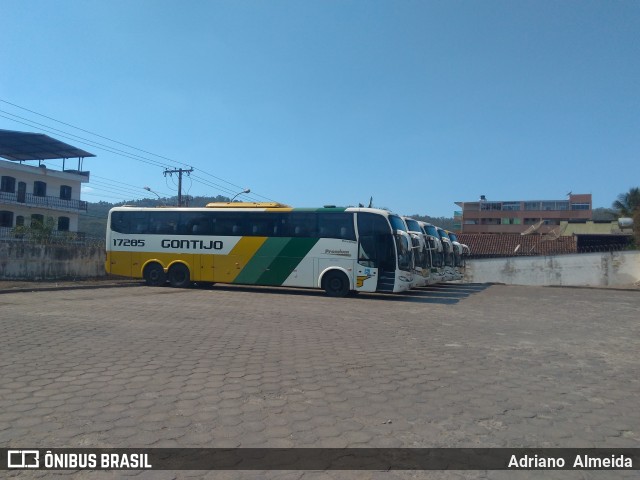 Empresa Gontijo de Transportes 17285 na cidade de João Monlevade, Minas Gerais, Brasil, por Adriano  Almeida. Número da foto: #8215170.
