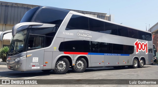 Auto Viação 1001 RJ 108.690 na cidade de Rio de Janeiro, Rio de Janeiro, Brasil, por Luiz Guilherme. Número da foto: #8215984.