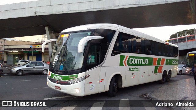 Empresa Gontijo de Transportes 21250 na cidade de Belo Horizonte, Minas Gerais, Brasil, por Adriano  Almeida. ID da foto: 8215281.