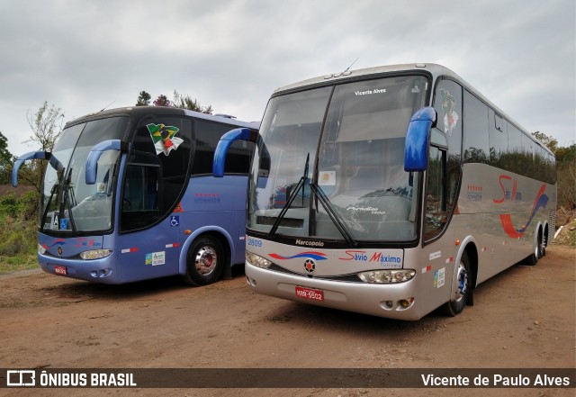 Sávio Máximo Turismo 2809 na cidade de Tiradentes, Minas Gerais, Brasil, por Vicente de Paulo Alves. Número da foto: #8213428.