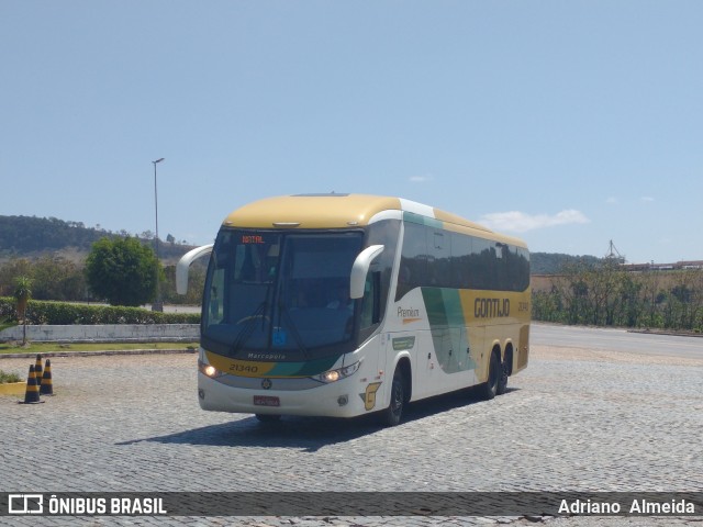 Empresa Gontijo de Transportes 21340 na cidade de João Monlevade, Minas Gerais, Brasil, por Adriano  Almeida. ID da foto: 8215157.