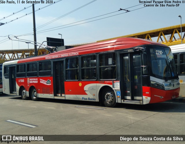 Himalaia Transportes > Ambiental Transportes Urbanos 4 1549 na cidade de São Paulo, São Paulo, Brasil, por Diego de Souza Costa da Silva. ID da foto: 8214555.