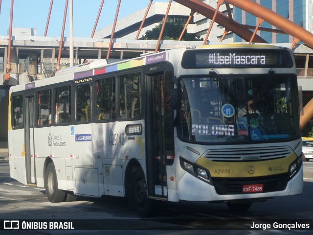 Empresa de Transportes Braso Lisboa A29148 na cidade de Rio de Janeiro, Rio de Janeiro, Brasil, por Jorge Gonçalves. ID da foto: 8214529.