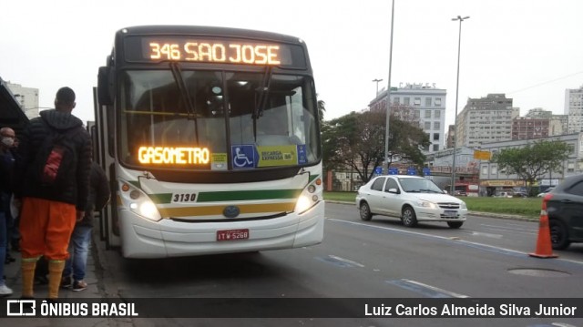 Sudeste Transportes Coletivos 3130 na cidade de Porto Alegre, Rio Grande do Sul, Brasil, por Luiz Carlos Almeida Silva Junior. Número da foto: #8213152.