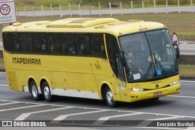 Viação Itapemirim 5043 na cidade de São José dos Campos, São Paulo, Brasil, por Everaldo Bordini. Número da foto: #8213551.
