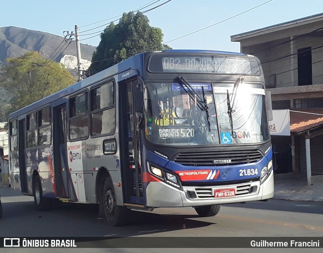 Viação Osasco 21.634 na cidade de Pirapora do Bom Jesus, São Paulo, Brasil, por Guilherme Francini. Número da foto: #8214182.
