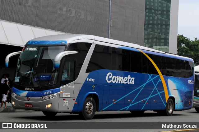 Viação Cometa 18522 na cidade de Rio de Janeiro, Rio de Janeiro, Brasil, por Matheus Souza. Número da foto: #8216213.