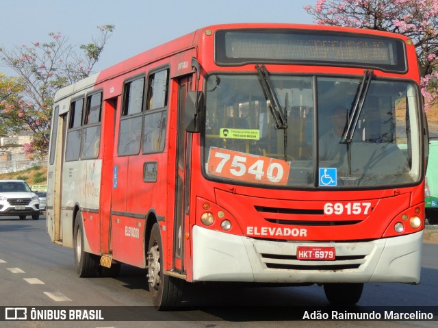 Viação Santa Edwiges 69157 na cidade de Belo Horizonte, Minas Gerais, Brasil, por Adão Raimundo Marcelino. Número da foto: #8216009.