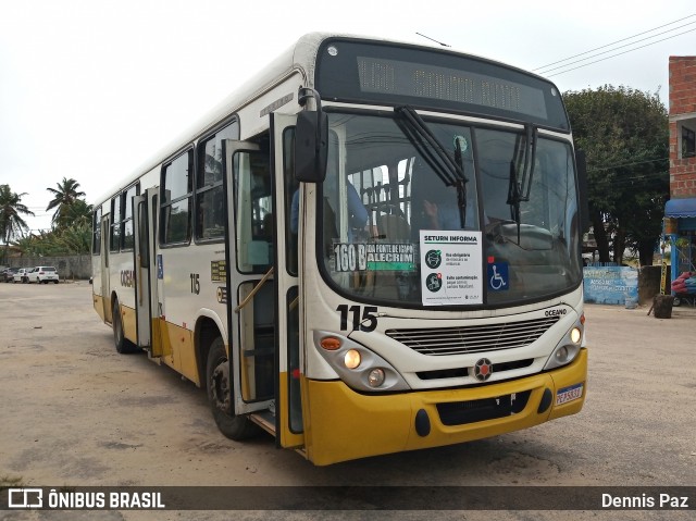 Expresso Oceano 115 na cidade de Natal, Rio Grande do Norte, Brasil, por Dennis Paz. ID da foto: 8214380.