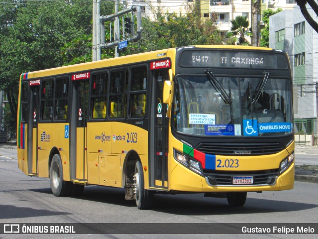 Mobibrasil São Lourenço >>> Mobi-PE 2.023 na cidade de Recife, Pernambuco, Brasil, por Gustavo Felipe Melo. ID da foto: 8215072.