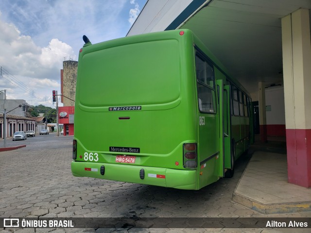 Ônibus Particulares 863 na cidade de Itapecerica, Minas Gerais, Brasil, por Ailton Alves. ID da foto: 8214832.