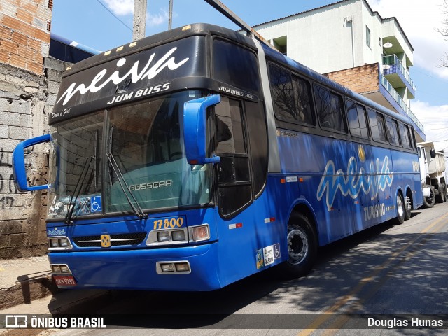 Nogueira e Neiva Turismo 17500 na cidade de Ibirité, Minas Gerais, Brasil, por Douglas Hunas. ID da foto: 8215288.