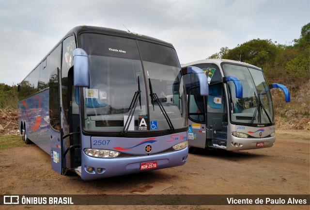 Sávio Máximo Turismo 2507 na cidade de Tiradentes, Minas Gerais, Brasil, por Vicente de Paulo Alves. Número da foto: #8213427.