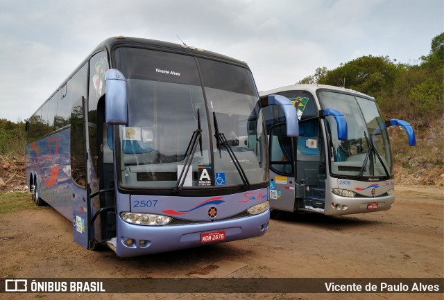 Sávio Máximo Turismo 2507 na cidade de Tiradentes, Minas Gerais, Brasil, por Vicente de Paulo Alves. ID da foto: 8213427.