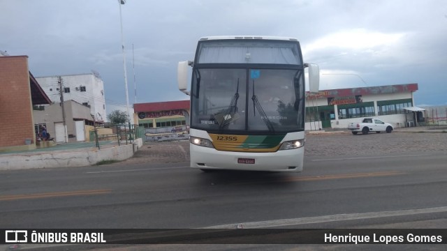 Empresa Gontijo de Transportes 12355 na cidade de Paulistana, Piauí, Brasil, por Henrique Lopes Gomes. ID da foto: 8213277.