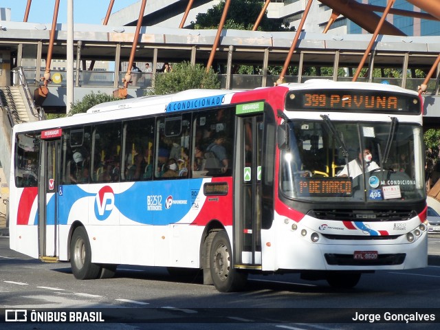 Viação Pavunense B32512 na cidade de Rio de Janeiro, Rio de Janeiro, Brasil, por Jorge Gonçalves. ID da foto: 8217852.