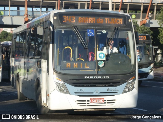 Transportes Futuro C30366 na cidade de Rio de Janeiro, Rio de Janeiro, Brasil, por Jorge Gonçalves. Número da foto: #8218972.