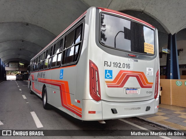 Viação Resendense RJ 192.016 na cidade de Volta Redonda, Rio de Janeiro, Brasil, por Matheus Martins da Silva. Número da foto: #8217118.