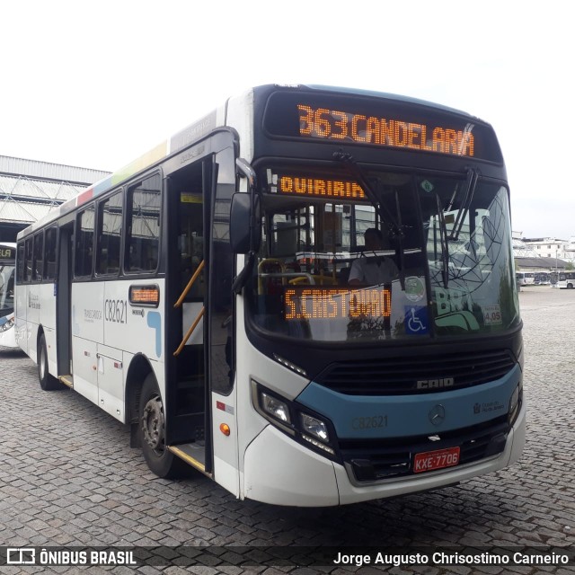 Transportes Estrela C82621 na cidade de Rio de Janeiro, Rio de Janeiro, Brasil, por Jorge Augusto Chrisostimo Carneiro. ID da foto: 8216912.